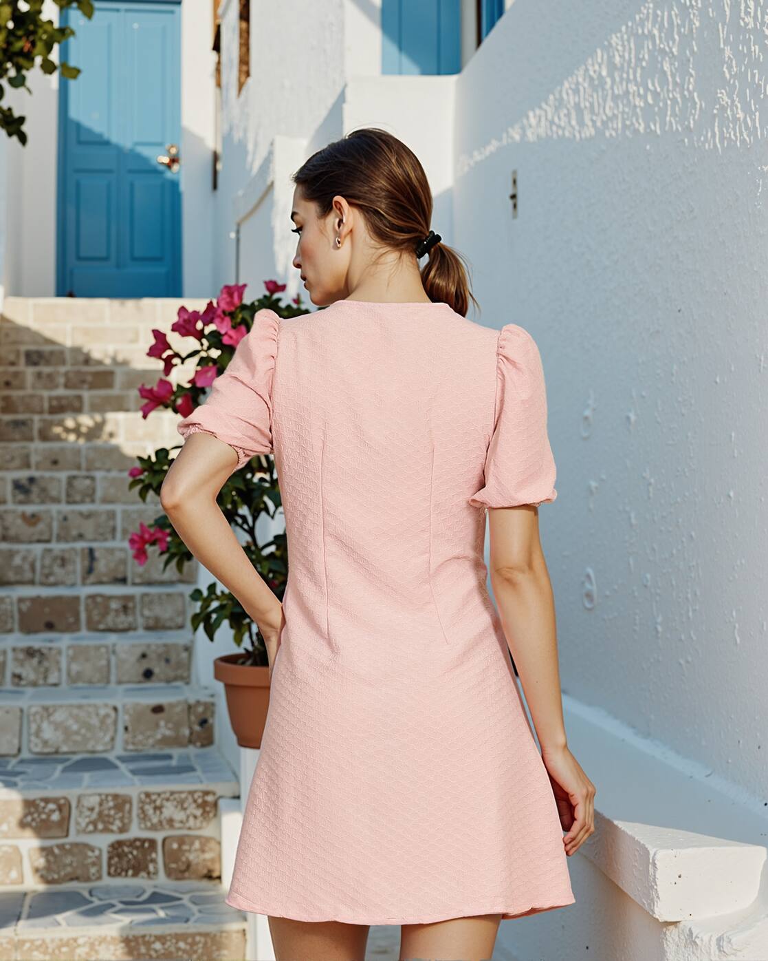 Buy Peach Dresses for Women by Shein Online | sheinindia.in