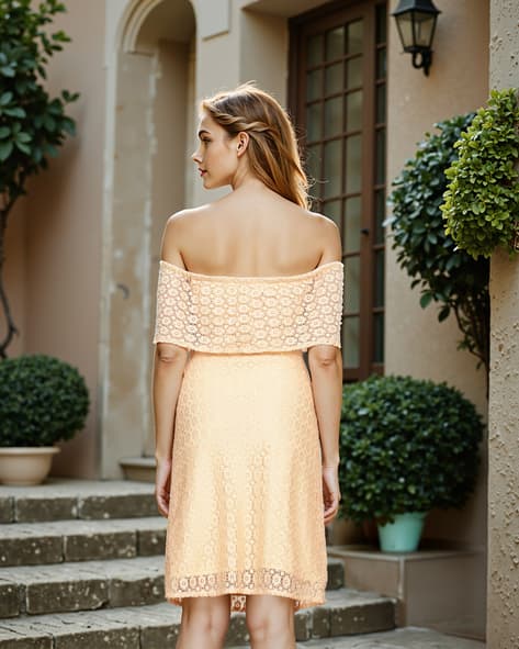Shein Beige Dress Off Shoulder Buy Beige Dresses For Women By Shein Online Shein Beige Dress Off Shoulder Buy Beige Dresses For Women By Shein Online