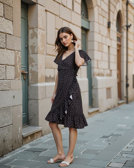 Buy Black Dresses for Women by Shein Online