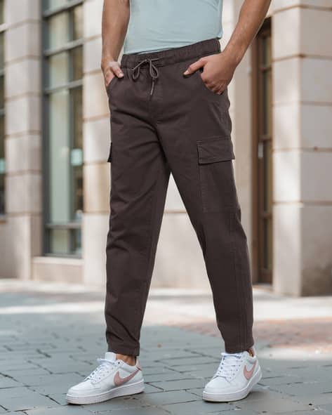 Dnmx Mens Low Rise Cargo Pants Men Regular Fit Cargo Shorts