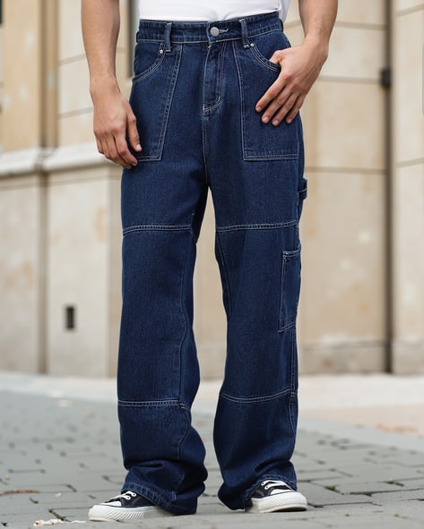 denim shein men pants