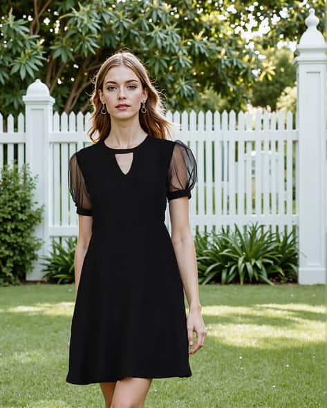 Buy Black Dresses for Women by Shein Online