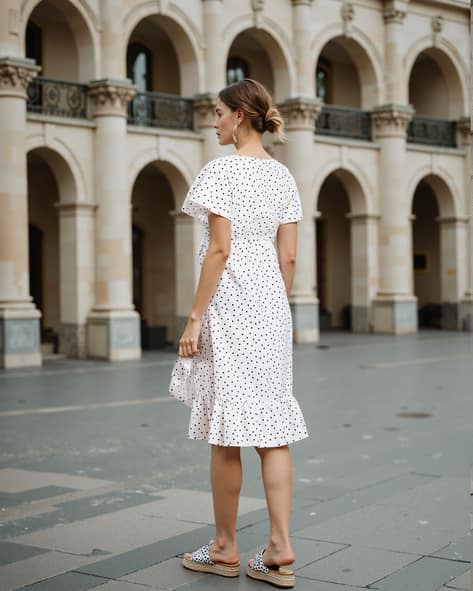 Buy White Black Dresses for Women by Shein Online