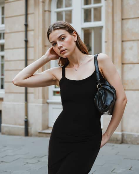 Buy Black Dresses for Women by Shein Online | sheinindia.in