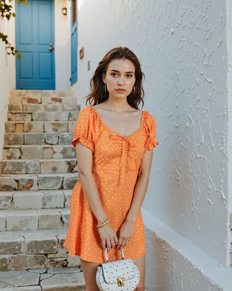 Buy Rust Dresses for Women by Shein Online | sheinindia.in Buy Rust Dresses for Women by Shein Online | sheinindia.in