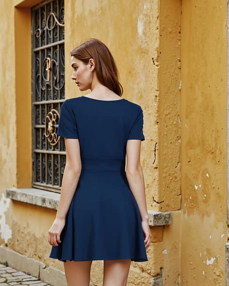 Buy Teal Dresses for Women by Shein Online