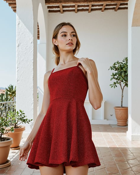 Buy Red Dresses for Women by Shein Online