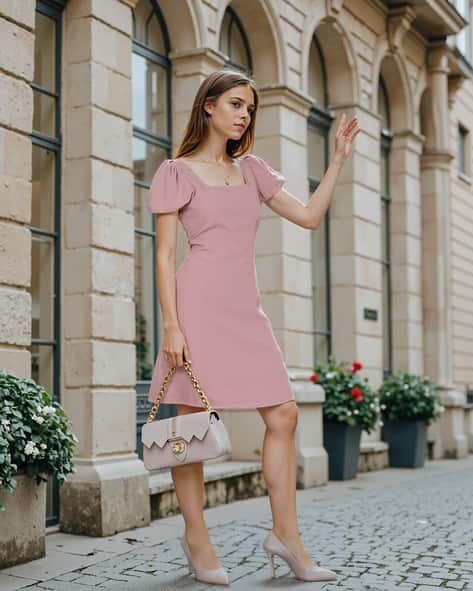 Buy PURPLE Dresses for Women by Shein Online