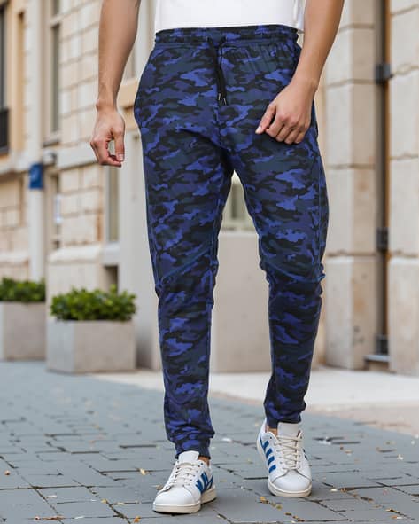 Azorte Dark Blue Cargo Pants Womens ASCLO Sky Wide Denim Pants