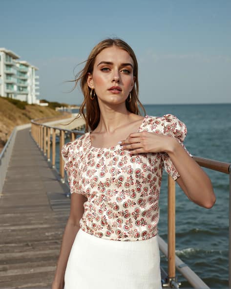 Floral Shein Stylish Tops Shein Tops Shein Gold Floral And Silver