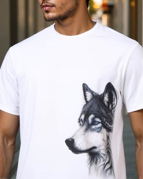 Buy White Tshirts for Men by Shein Online