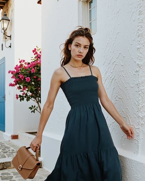 Buy Dark Green Dresses for Women by Shein Online | sheinindia.in