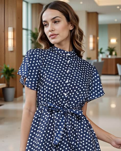 knee length dresses for ladies Britney Pink & Black Floral Angel Sleeve Midi Dress – Girl In Mind main image 1