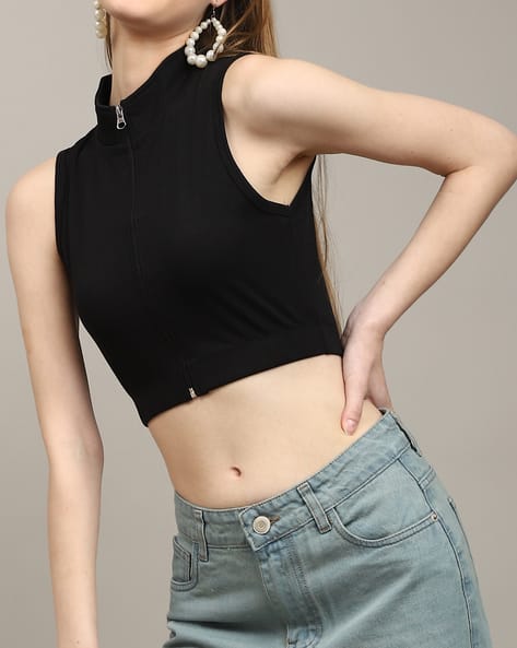 トップス 14th addition double zip tank top 205225676-1-black