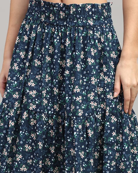 ARTS&SCIENCE skirt navy 花柄 Buy Navy Skirts for Women by Shein Online | sheinindia.in