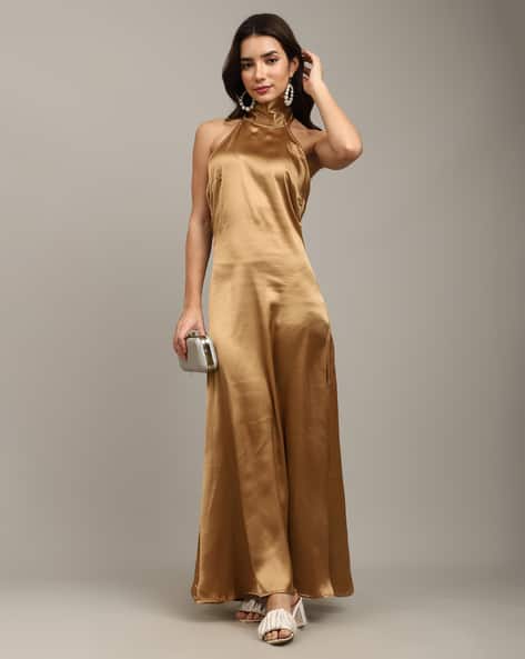 Buy Gold Dresses for Women by Shein Online | sheinindia.in