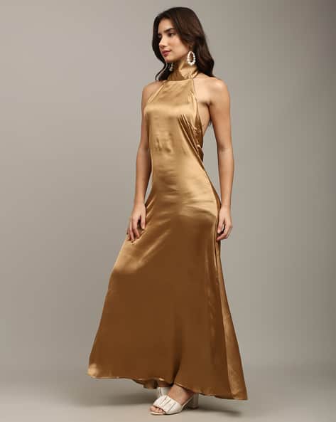 Buy Gold Dresses for Women by Shein Online | sheinindia.in