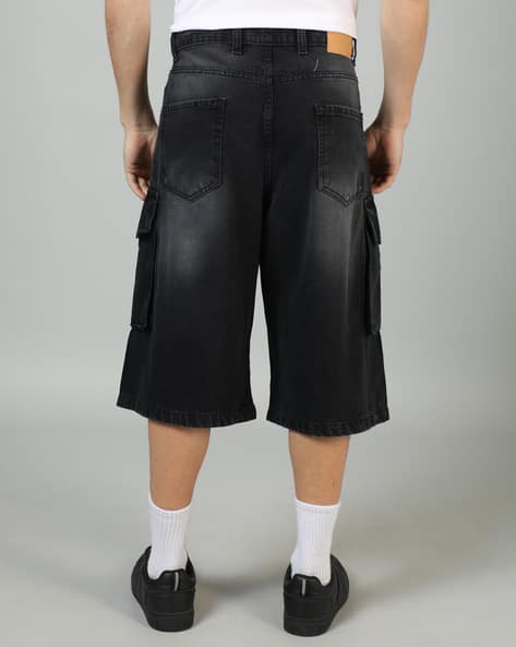Buy Black Shorts 3/4ths for Men by Shein Online