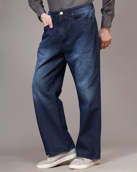 Buy Dark Blue Jeans for Men by Shein Online