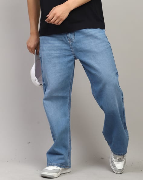 Buy Light Blue Jeans for Men by Shein Online