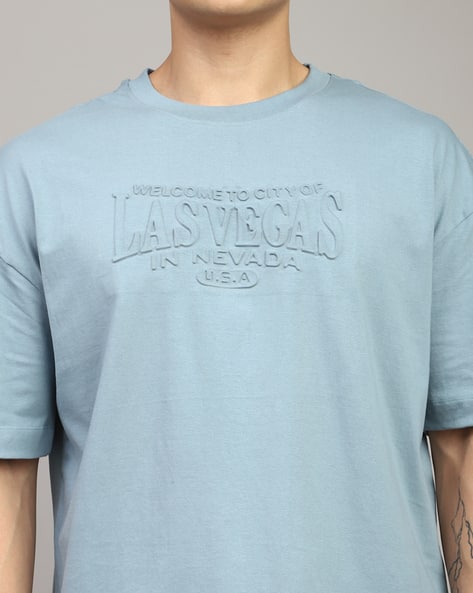 Buy Light Blue Tshirts for Men by Shein Online
