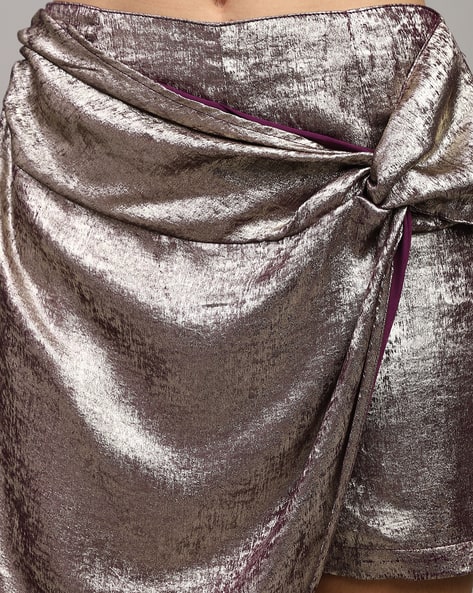 Buy Wine Skirts for Women by Shein Online