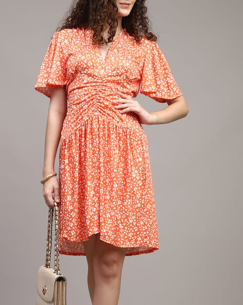gold sequin flare dress Gold Sequined Fit & Flare Midi Party Dress main image 0