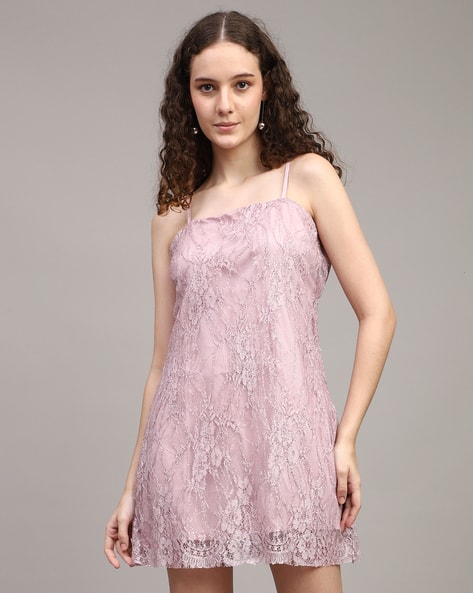 Buy Peach Dresses for Women by Shein Online | sheinindia.in Buy Peach Dresses for Women by Shein Online | sheinindia.in