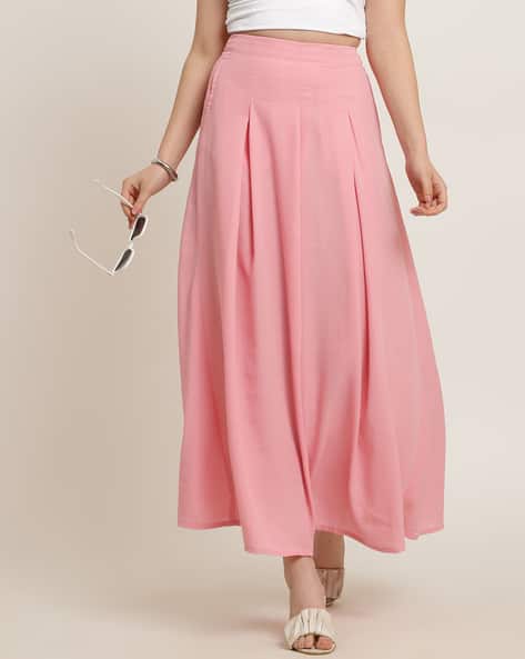 Buy Pink Skirts for Women by Shein Online