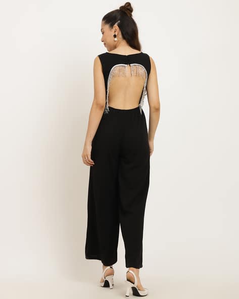 Buy Black Jumpsuits &Playsuits for Women by Shein Online
