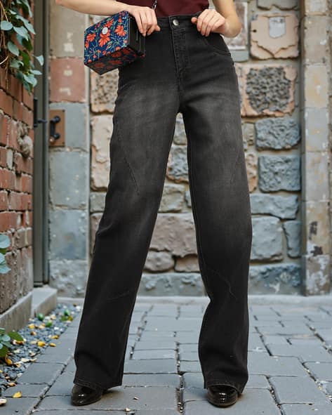 Buy Black Jeans Jeggings for Women by Shein Online