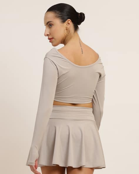 Buy Light Grey Co-ord Sets for Women by Shein Online - Main Image