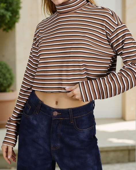 Buy Brown Tops for Women by Shein Online