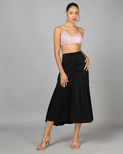 Halter Shein Satin Lace Up Open Back Cami Top Blue Satin Lace Up