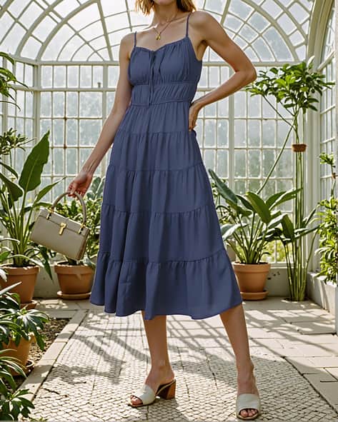 Buy Blue Dresses for Women by Shein Online