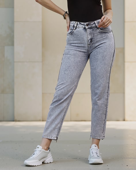 Buy Light Blue Jeans Jeggings for Women by Shein Online