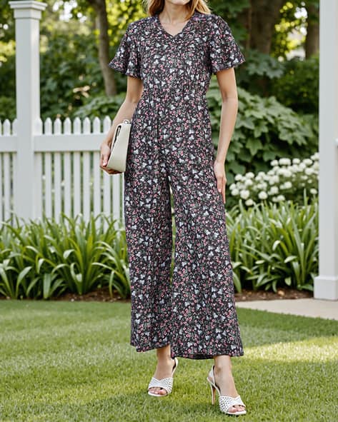 Buy Black Jumpsuits &Playsuits for Women by Shein Online