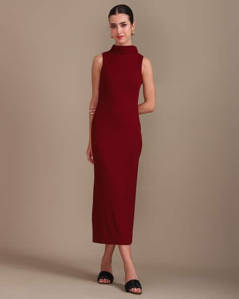 Buy Maroon Dresses for Women by Shein Online