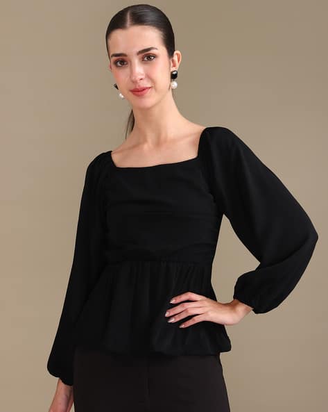 open lace back dress Terani 252C5024CL Prom Dress - Black