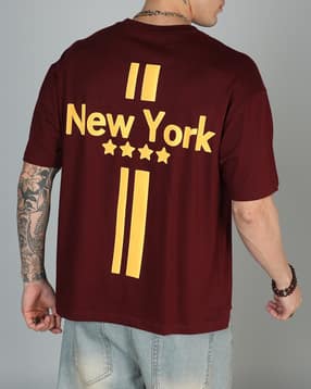 Shein Drop Shoulder Typographic Back Print Crew Tshirt-picture-37
