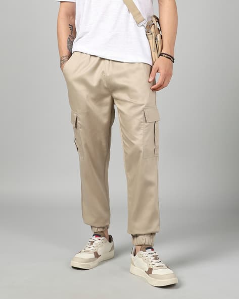 Buy Khaki Trousers Pants for Men by Shein Online