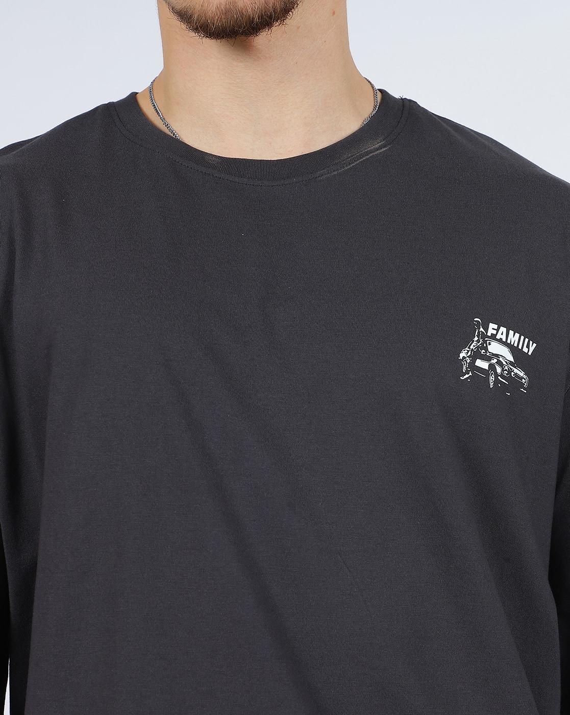 Buy Dark Grey Tshirts for Men by Shein Online | sheinindia.in