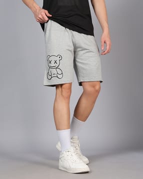 Shein Graphic Print Track Shorts With Pockets-picture-12
