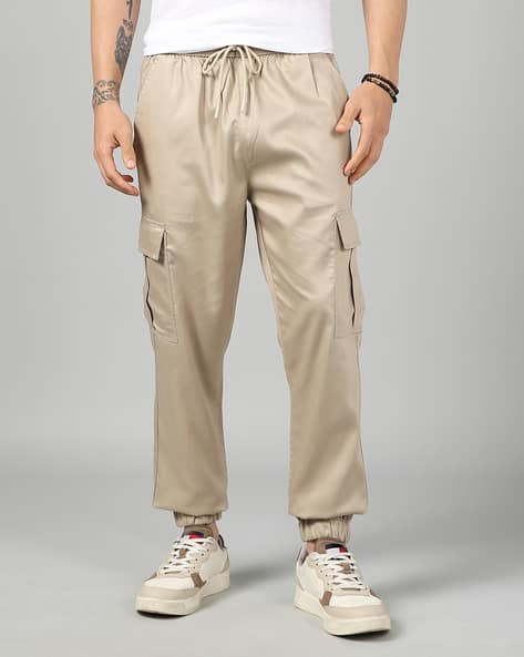Buy Khaki Trousers Pants for Men by Shein Online
