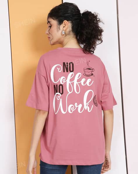 Buy Dusty Pink Tshirts for Women by Shein Online | Ajio.com