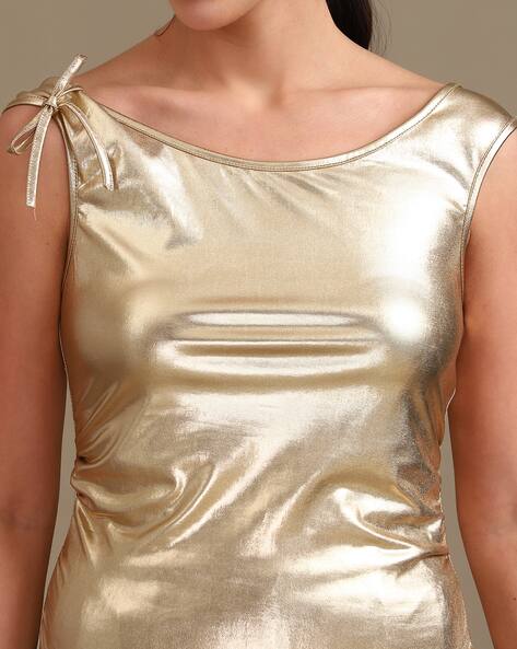 Buy Gold Tops for Women by Shein Online | sheinindia.in