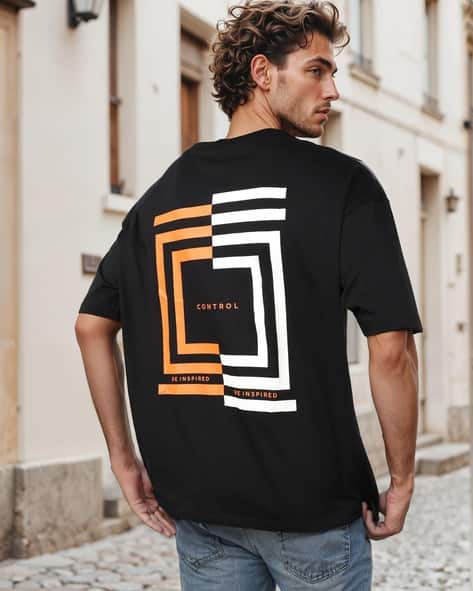 Buy Black Tshirts for Men by Shein Online