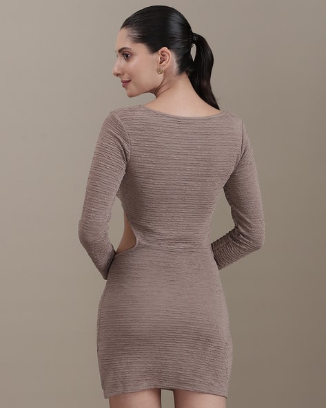 Buy Light Brown Dresses for Women by Shein Online