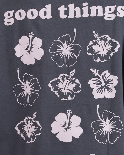 Buy Charcoal Tshirts for Women by Shein Online