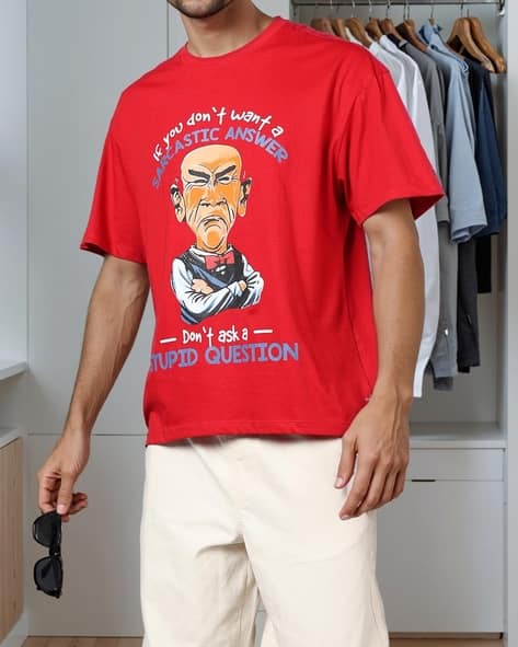 Buy Red Tshirts for Men by Shein Online